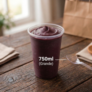Açaí: Monte seu copo 750ml
