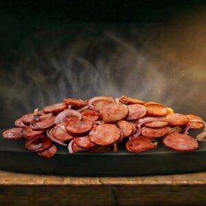 Porção de Calabresa Acebolada
